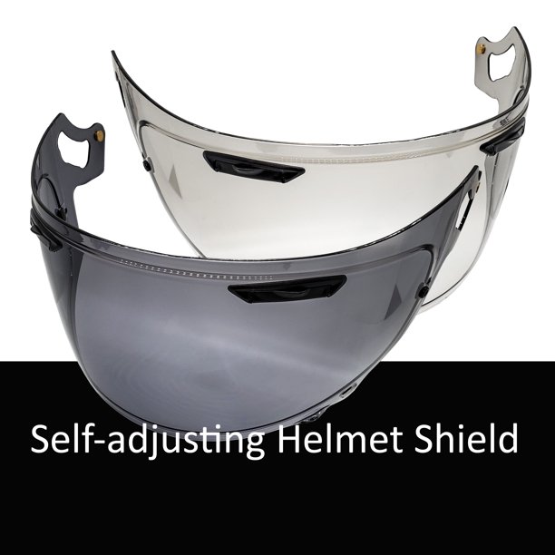 Clear Lens SelfAdjusting Transition Photochromic Shield Helmet Visor