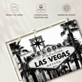 thumbnail image 6 of Elephant Stock Welcome To Fabulous Las Vegas Bw Wall Art - Horizontal Canvas Wall Art - Living Room Wall Decor - Places Canvas - Black And Gray Decor By Philippe Hugonnard - 12" x 8", 6 of 8