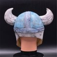 thumbnail image 2 of Casco integral de látex Headgear con forma de calavera y cuernos para cosplay, 2 of 2