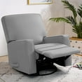 thumbnail image 5 of Fairyland Rocking Recliner Chair for Adults, Swivel Glider Rocker for Nursery, Nursing Rocking Chair for Living Room, Small Spaces (Grey), 5 of 5