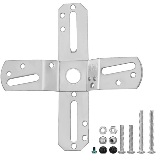 4" Universal Light Fixture Crossbar CrossShaped Lighting Crossbar with