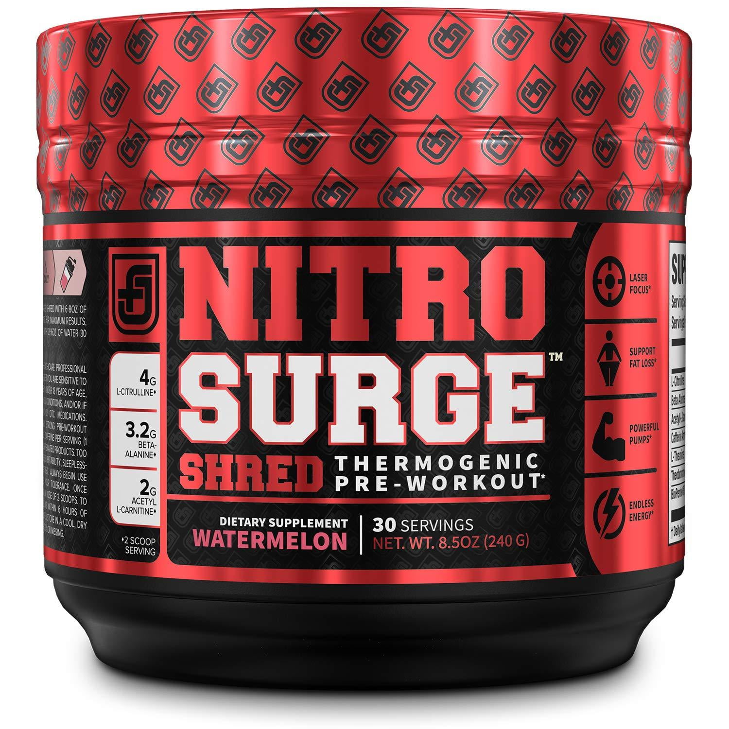 Nugenix Thermo alternative: NITROSURGE Shred Pre Workout Supplement
