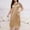 Khaki, variant on Bnwani Long Nightgowns for Women Homewear Strap Lace White Size S-4XL