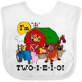 thumbnail image 3 of Inktastic TWO-I-E-I-O Boys or Girls Baby Bib, 3 of 4