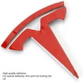 thumbnail image 4 of 3D Metal Car Stickers and Decals Emblem Badge T Logo Tesla Fit,Silver, 4 of 5