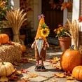 thumbnail image 6 of Harvest Gnome Plush Doll,Sunflower Maple Leaf Gnome Tabletop Ornament for Autumn Yard Thanksgiving Fall Decor, 6 of 6