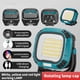 thumbnail image 2 of WDOplteas Luces Decorativas COB Camping Regulable Equipos para Exteriores (D), 2 of 9