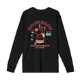 thumbnail image 5 of Beetlejuice Sandworm Desert Door Adult Black Crew Neck Long Sleeve Tee-Medium, 5 of 7