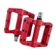 thumbnail image 1 of Sonducket Pack de 2 pedales de bicicleta a prueba de golpes Pedal de bicicleta 9/16 pulgadas sellado ciclismo montar soporte plataforma taco Ciclismo Rojo, 1 of 6