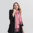 thumbnail image 2 of Fashion Solid Scarf Women Cashmere Soft Winter Warm Scarves Hijab Female Long Headband Shawl Wraps Bandana Foulard 2022 Echarpe, 2 of 5