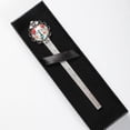 thumbnail image 4 of Valentine's Day Book Markers: Vintage Silver Lace-Edged Bookmark - a Charming Gift for Readers and Book Lovers, 4 of 5