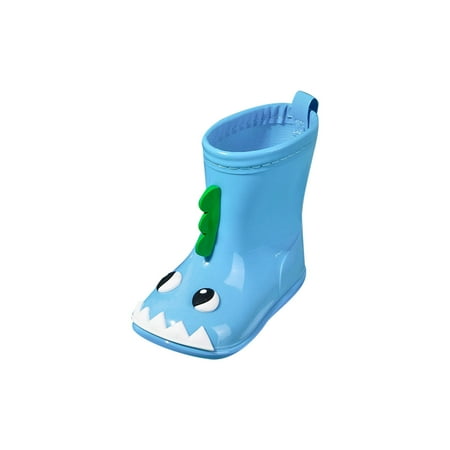 

Fesfesfes Rain Boots for Kids Toddler Baby Sandals Cartoon Dinosaur Soft And Non-Slip Rubber Boots Kids Water Proof Children s Rain Boots