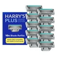 thumbnail image 1 of Cartuchos de cuchillas Razor Harry's Plus 10 unidades, 5 cuchillas con sistema pivotante, 1 of 9