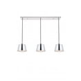 thumbnail image 1 of Living District LD4057D40C Nota 3 Light Chrome Ceiling Pendant, 1 of 2