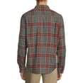 thumbnail image 4 of George Men's and Big Men's Super Soft Flannel Shirt, up to 5XLT, 4 of 4