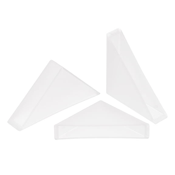 Uxcell 20Pack Corner Protectors 8x50mm Plastic Right Angle Corner Guards Cushion, White