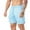 Blue, variant on Ierhent Swimtrunks Men's Swim Trunks Quick Dry Board Shorts with Zipper Pockets Beach Shorts Bathing Suits for Men - No Mesh Liner White,L