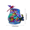 thumbnail image 3 of Kit de tarro de caramelo iluminado de Halloween DIY | Set de manualidades de mosaico de cristal brillante | Decoración de luz LED multicolor | Incluye materiales y adhesivo | 10 piezas, 3 of 7
