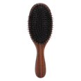 thumbnail image 1 of Brosse à cheveux équilibrante en bois de santal, coussins gonflables élastiques, forme ovale, brosse démêlante pour le coiffage, 1 of 4
