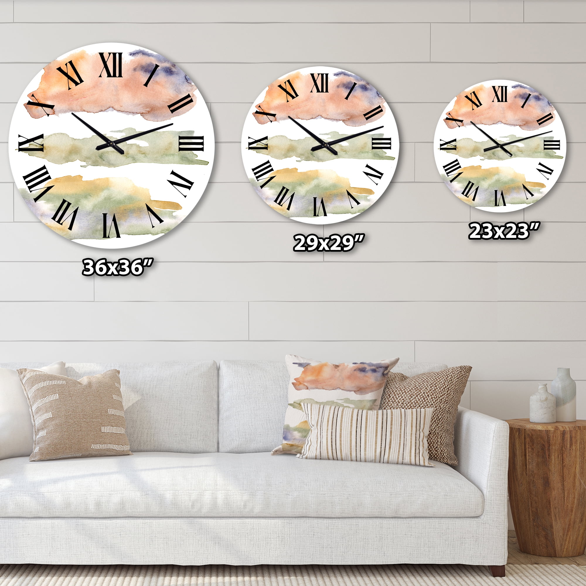 Designart 1 in Quartz Modern/Contemporary Wall Clock