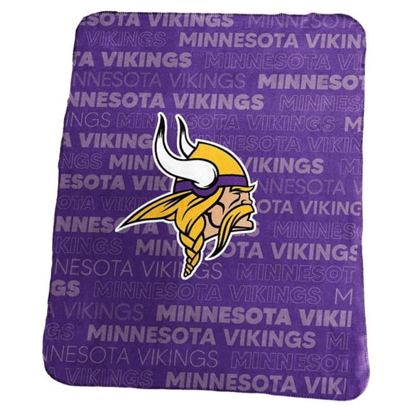Logo Chair 618-23C NFL Minnesota Vikings Couverture en Molleton Classique