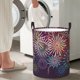 thumbnail image 5 of Fotbe Fireworks2 Cesto de Ropa con Asas, Cesto Impermeable de Gran Capacidad, Bolsa de Lavado para Dormitorio, Cesto de Ropa con Ruedas y Asas-Medium, 5 of 6