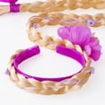 thumbnail image 4 of Long Braid Headband for Girls Halloween Birthday Cosplay Princess Costume Accessories, 4 of 4