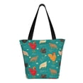thumbnail image 3 of Fotbe Cute Hens And Rooster Pattern Beach Tote,Shoulder Handbag,Spacious Tote Bag,Lightweight Travel Bag,Versatile Shopping Bag, 3 of 9