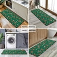 thumbnail image 6 of Green Christmas Gingerbread Man Pattern Kitchen Rug Mat,Kitchen Runner Rugs Non Skid Washable,Decorative Kitchen Floor Mats for Kitchen,Sink,Laundry,17"x47.2", 6 of 7