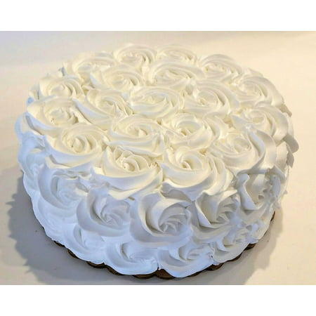 Large White Rosette Wedding Fake Cake Display 9