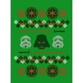 thumbnail image 4 of Men's Star Wars Ugly Christmas Darth Vader Graphic Tee Kelly Green X Large, 4 of 5