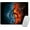PP-47, variant on Personality Gaming Mouse Pad Desings,Starry Night with Chicago City Mouse pad Rectangle Non-Slip Rubber Mousepad 9.5 X 7.9 Inch (240mmX200mmX3mm)