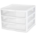 thumbnail image 2 of Unidad de Almacenamiento Apilable Sterilite de 3 Cajones Anchos, Paquete de 12, 2 of 9
