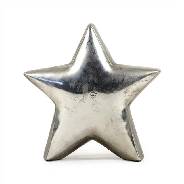 Zentique 9410M A840 Distressed Metallic Star, Medium