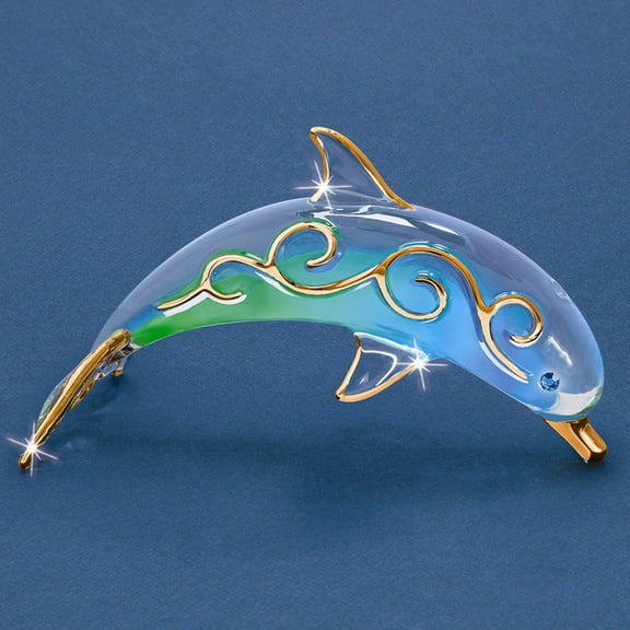 Glass Paradise Dolphin Figurine