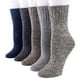 thumbnail image 1 of Xiao Hua Calcetines gruesos de mezcla de lana, 5 pares, botas, tallas 8-11, 1 of 4