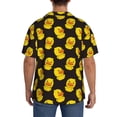 thumbnail image 3 of Gukieu cute duck Print Men's Short-sleeved Shirts, Button-down Pocket Shirts, T-shirts, Beach Vacation Travel Summer Clothing-Medium, 3 of 5