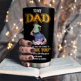 thumbnail image 3 of To My Dad from Daughter Thank You Dad Dad Gifts from Daughter, Birthday Gifts for Dad, Christmas Gifts for Dad Father Gifts, Dad Tumbler with Lid Double Wall Stainless Steel 20oz Travel Coffee Mug, 3 of 5