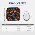 thumbnail image 3 of Vsdgher Mexican Flower Traditional1 Print Car Windshield Sun Shade, Reflective Sunshade Window Sunshade Sun Visor Protector Fit for Cars,Trucks,SUVs-Small, 3 of 6
