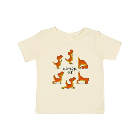 

Inktastic Namaste Rex Yoga Master Gift Baby Boy or Baby Girl T-Shirt