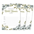 thumbnail image 1 of Inkdotpot 30FloralFill-In Style Bridal Shower Invitations Wedding Blank Invites, 1 of 8