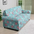 thumbnail image 3 of XYZCANDO Christmas Candy Cane Stretch Sofa Covers 1 Piece Cushion Couch Slipcovers Printed Sofa Covers for 1 Seater Couch Cover, 3 of 6