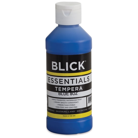 Blick Essentials Tempera - Blue, 8 oz bottle