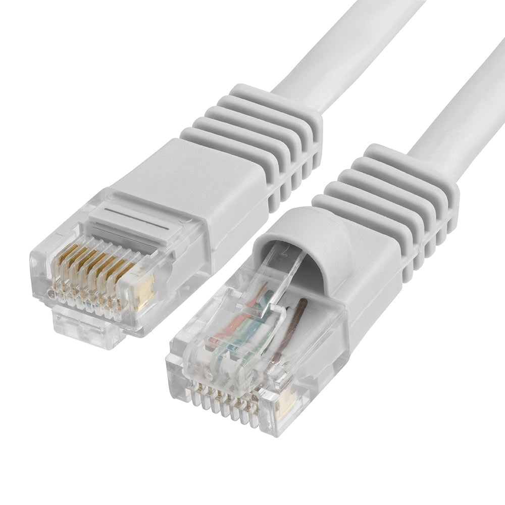 FYL 75FT 75 FT RJ45 CAT5 CAT 5 HIGH SPEED ETHERNET LAN NETWORK WHITE PATCH CABLE