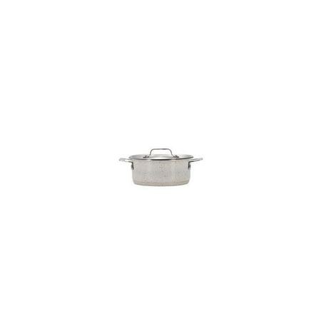 

Bon Chef 60027DESERT 36 oz Hotstone Desert Cucina Round Dish with Lid - Induction Bottom