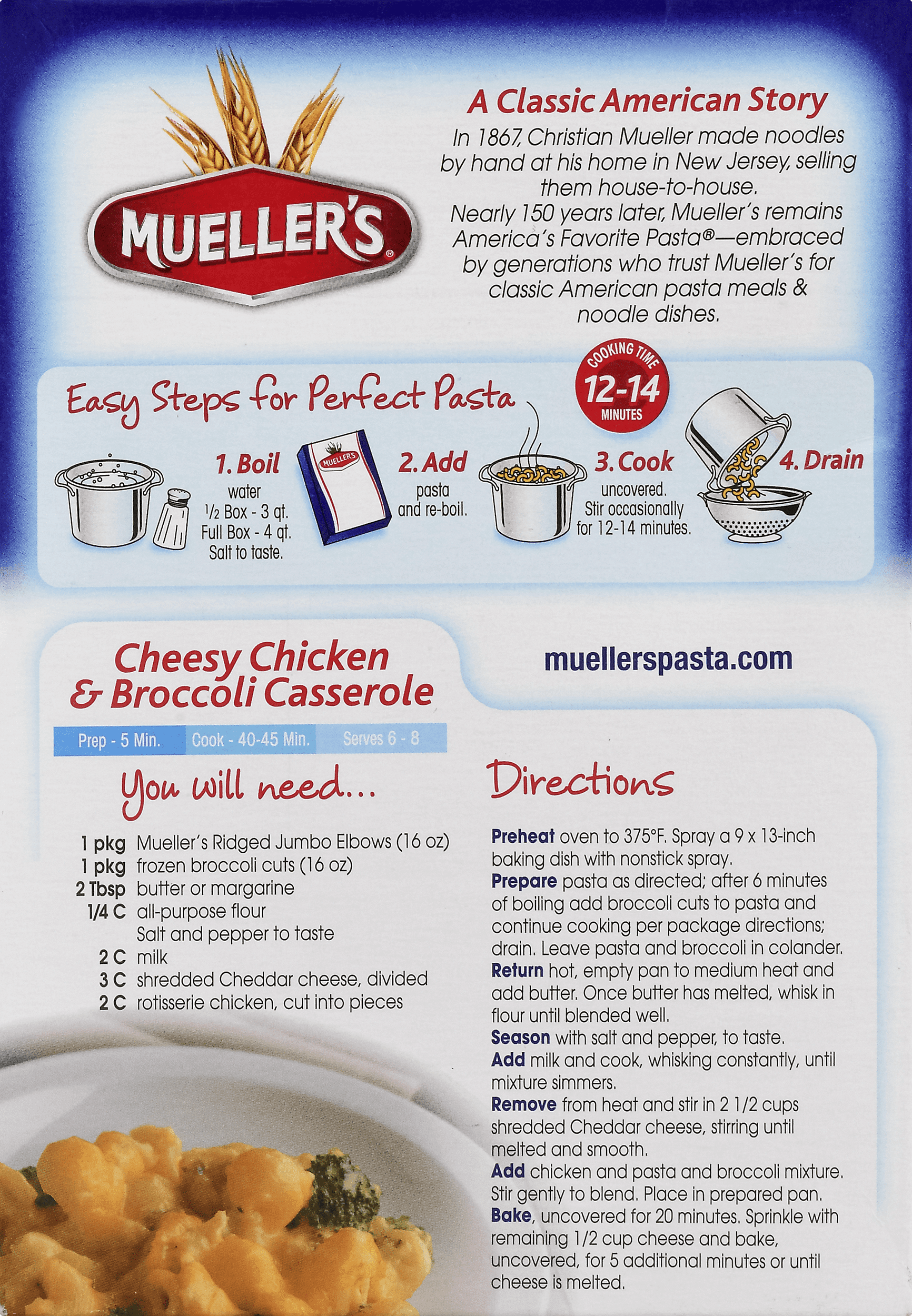 Mueller S Baked Macaroni And Cheese Recipe With Flour Besto Blog