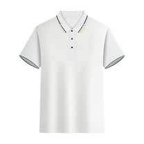 Dovford Men's Polo Shirt Short Sleeve Quick Dry Athletic Performance Shirts Pique Golf Shirt