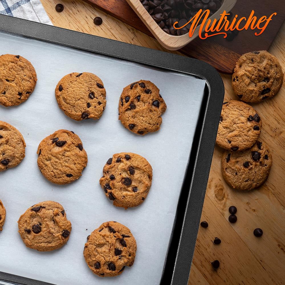 NutriChef 13” 12 Cup Muffin Non-Stick Baking Pan, Deluxe Gray Carbon Steel Bake Pan