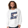 thumbnail image 5 of Bring The Heat Baseball Pitcher Men's Crewneck Sweatshirt Brisco Brands S, 5 of 6