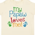thumbnail image 4 of Inktastic My Papaw Loves Me Boys or Girls Toddler T-Shirt, 4 of 5